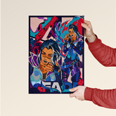 Fade – Valorant Shadow Agent Poster